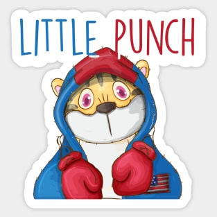 Tiger Little Punch Sticker